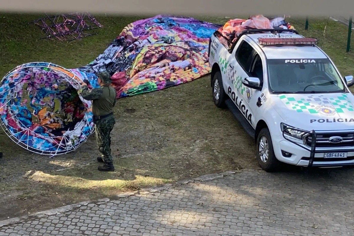 SP: 4 suspeitos são detidos por soltar balão em área de preservação